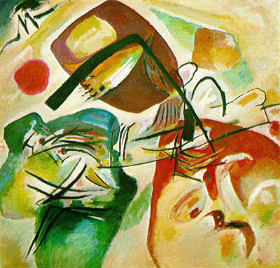 Bild mit schwarzem Bogen Wassily Kandinsky